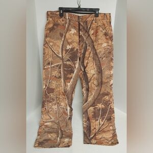 Vintage Men's Cabela's Gore-Tex Skyline Camo Water Resistant Hunting Pants 40Reg